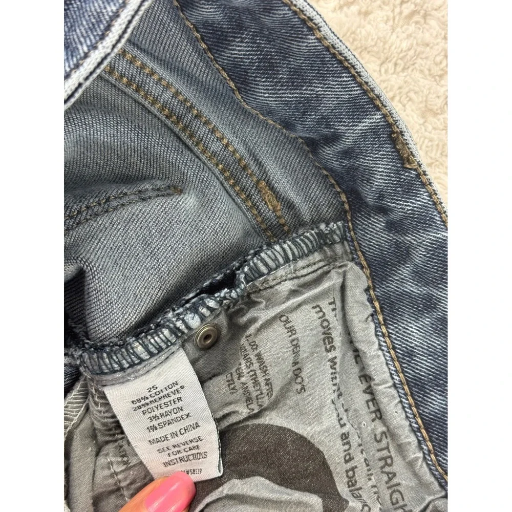 EVEREVE The Ever Straight High Rise Womens Jeans Size‎ 25 Dark Wash Denim - Picture 7 of 10